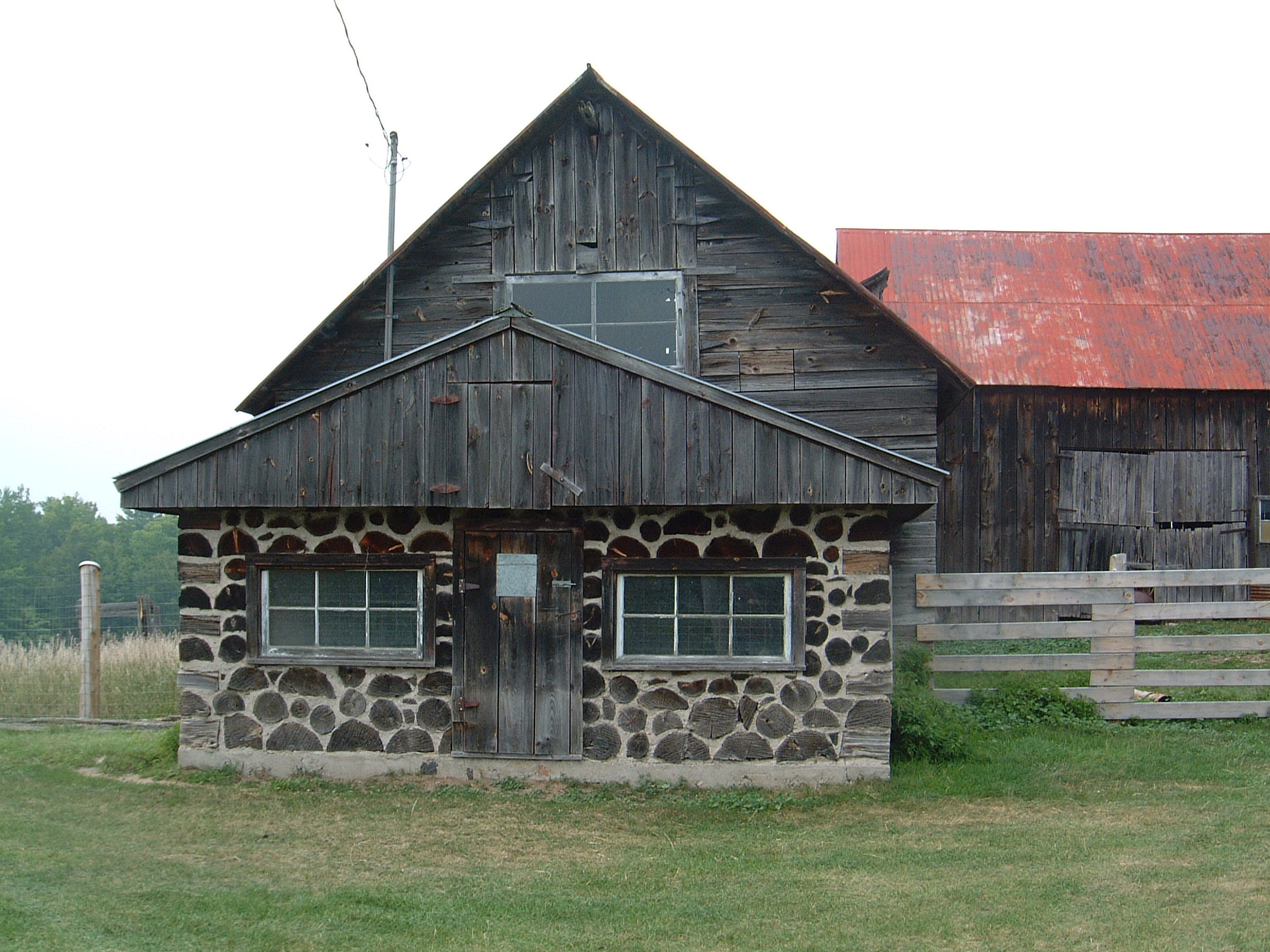 The Barn of John Stewart's farm at White Lake, Ontario
