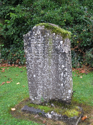 Memorial stone to John Douglas and Margaret Robertson of Borenich