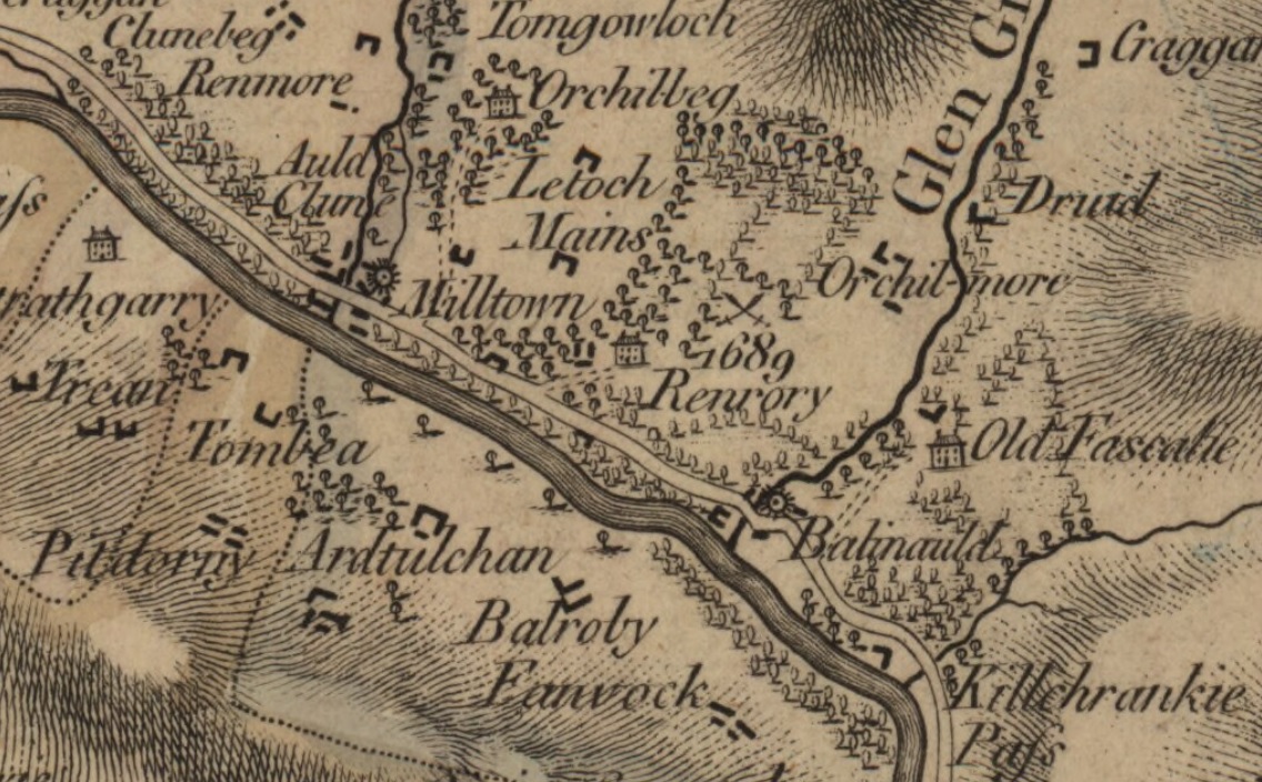 Map of Balrobie