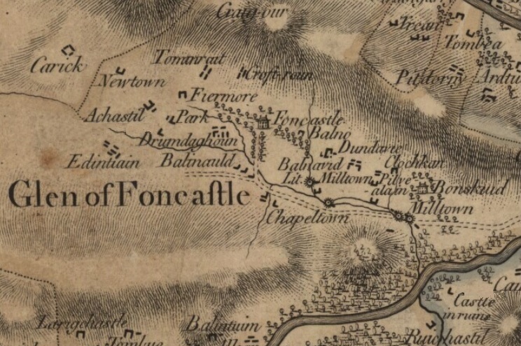 Map of Fincastle