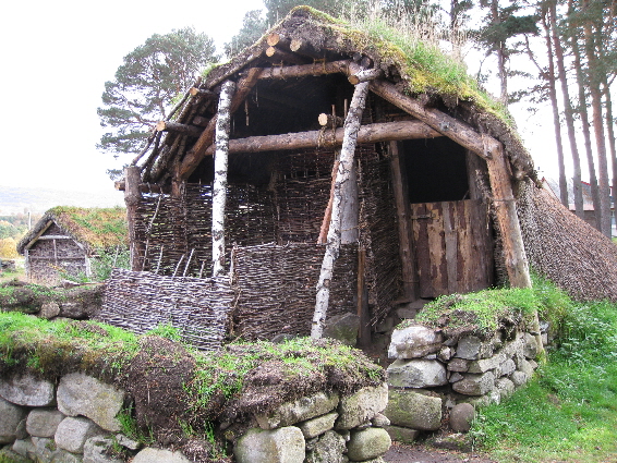 The corn-drying 
       kiln at The Highland Folk Park